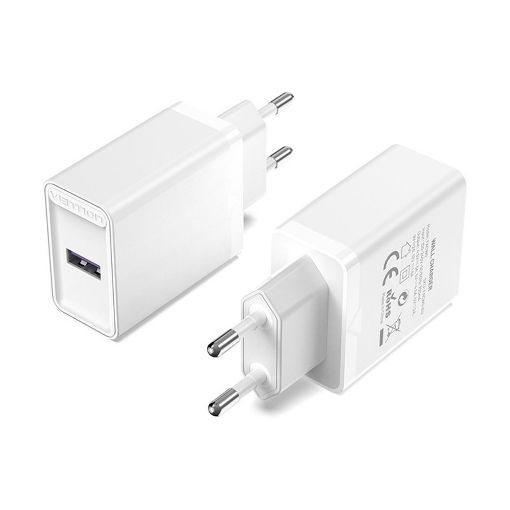 Εικόνα της Φορτιστής Vention USB-A 22.5W White FACW0-EU
