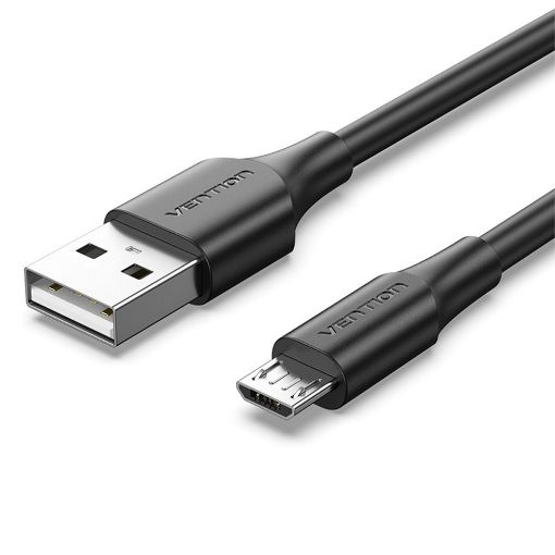 Εικόνα της Καλώδιο Vention USB-A 2.0 to Micro USB-B 2m Black CTIBH
