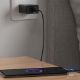 Εικόνα της Καλώδιο Vention USB-A 2.0 to USB-C M/M Braided LED 1m Black CTFBF