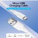 Εικόνα της Καλώδιο Vention USB-A 2.0 to Micro USB-B 1.5m White CTIWG