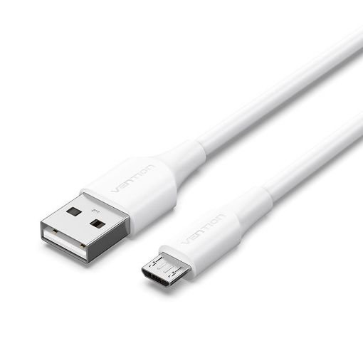 Εικόνα της Καλώδιο Vention USB-A 2.0 to Micro USB-B 1.5m White CTIWG