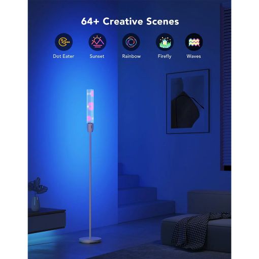 Εικόνα της Govee RGBICWW Cylinder Floor Lamp White H6078