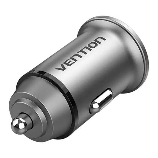 Εικόνα της Φορτιστής Αυτοκινήτου Vention USB-A 2-Port 30W Aluminium Gray FFEH0