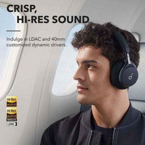 Εικόνα της Headset Anker Space One Bluetooth Black A3035G11