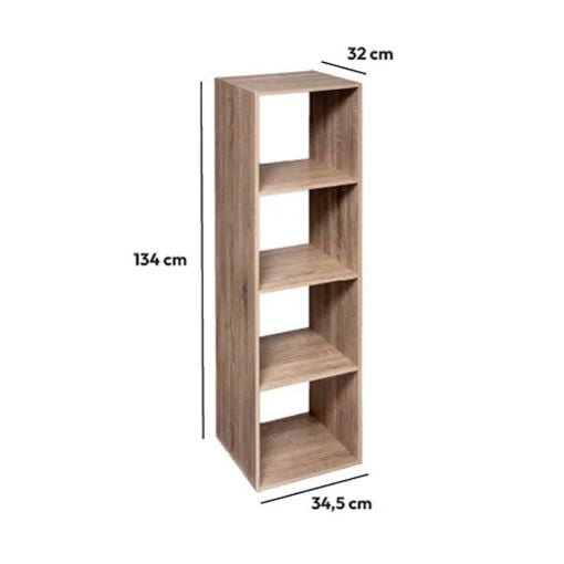 Εικόνα της Ραφιέρα Οργάνωσης 5Five με 4 Ράφια 34.5x32x134cm 173686