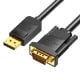 Εικόνα της Καλώδιο Vention DisplayPort to VGA 1.5m Black HBLBG