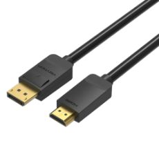 Εικόνα της Καλώδιο Vention DisplayPort to HDMI 3m Black HADBI