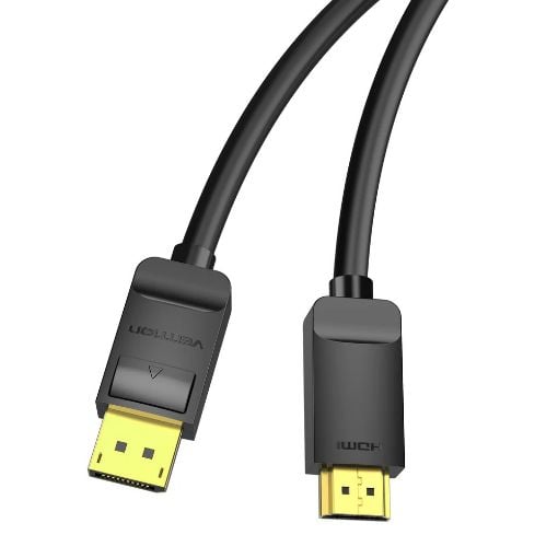 Εικόνα της Καλώδιο Vention DisplayPort to HDMI 1.5m Black HADBG