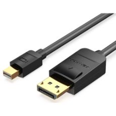 Εικόνα της Καλώδιο Vention Mini DisplayPort to DisplayPort 3m Black HAABI