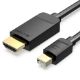 Εικόνα της Καλώδιο Vention Mini DisplayPort to HDMI 1.5m Black HABBG