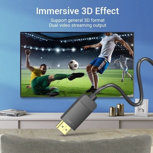 Εικόνα της Καλώδιο Vention Mini DisplayPort to HDMI 2m Black HABBH