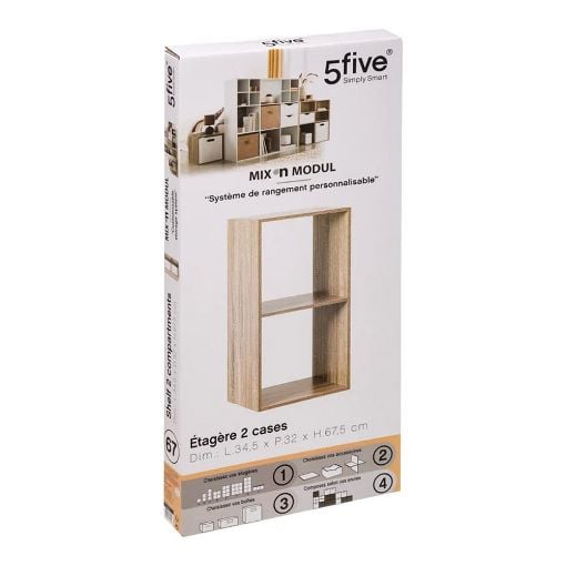 Εικόνα της Ραφιέρα Οργάνωσης 5Five με 2 Ράφια 34.5x32x68 138967