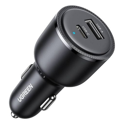 Εικόνα της Φορτιστής Αυτοκινήτου Ugreen EC701 63W USB-C & USB-A 63W Quick Charge 3.0 Black 35023