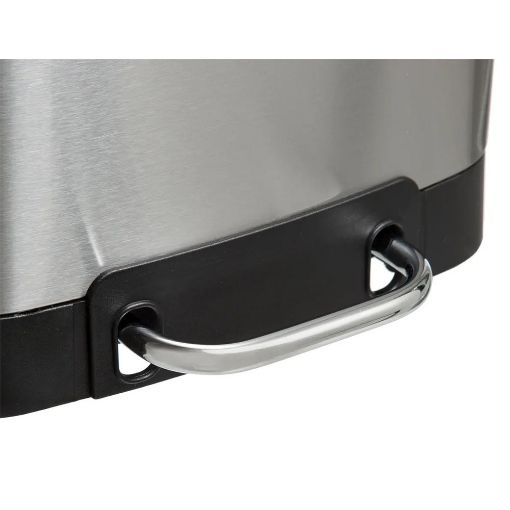 Εικόνα της Kάδος Απορριμμάτων 5Five Ariane 6L Inox 22.5x23.5x32.5cm 138059A