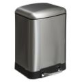 Εικόνα της Kάδος Απορριμμάτων 5Five Ariane 6L Inox 22.5x23.5x32.5cm 138059A