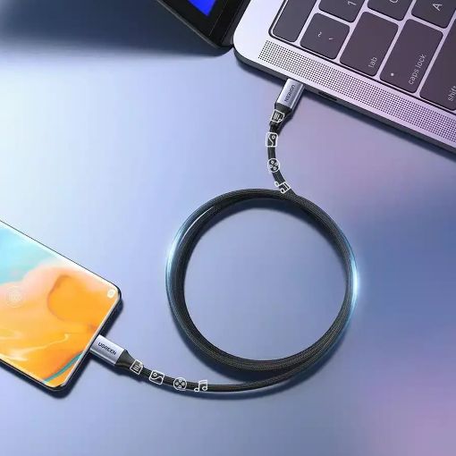 Εικόνα της Καλώδιο Ugreen US535 USB-C to USB-C 240W 1m Black 15311