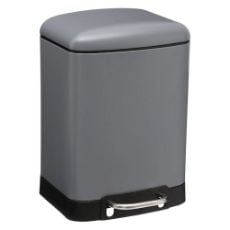 Εικόνα της Kάδος Απορριμμάτων 5Five Ariane 6L Grey 22.5x23.5x32.5cm138059H