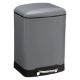Εικόνα της Kάδος Απορριμμάτων 5Five Ariane 6L Grey 22.5x23.5x32.5cm138059H