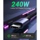 Εικόνα της Καλώδιο Ugreen US535 USB-C to USB-C 240W 2m Black 90440