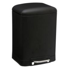 Εικόνα της Kάδος Απορριμμάτων 5Five Ariane 6L Black 22.5x23.5x32.5cm 138059J