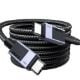 Εικόνα της Καλώδιο Ugreen L512 USB-C to USB-C 100W 1m Black 45063