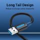 Εικόνα της Καλώδιο Vention USB-A 3.0 M/M 1.5m Black CONBG