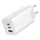 Εικόνα της Φορτιστής Vention GaN USB-A & USB-C 65W White FEDW0-EU