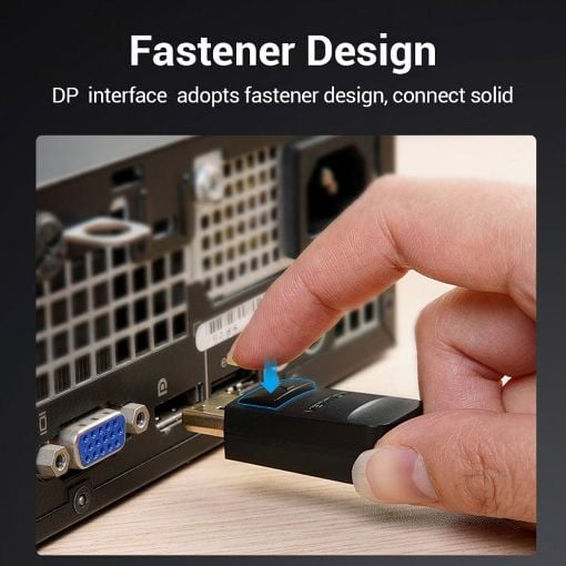 Εικόνα της Καλώδιο Vention DisplayPort to VGA 2m Black HBLBH