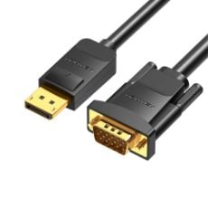 Εικόνα της Καλώδιο Vention DisplayPort to VGA 5m Black HBLBJ