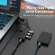 Εικόνα της USB Hub Vention 4-Port USB 3.0 0.15m Black CHTBB