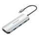 Εικόνα της Docking Station Vention USB-C 7-Port 0.15m Aluminum Gray TOJHB