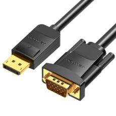Εικόνα της Καλώδιο Vention DisplayPort to VGA 3m Black HBLBI