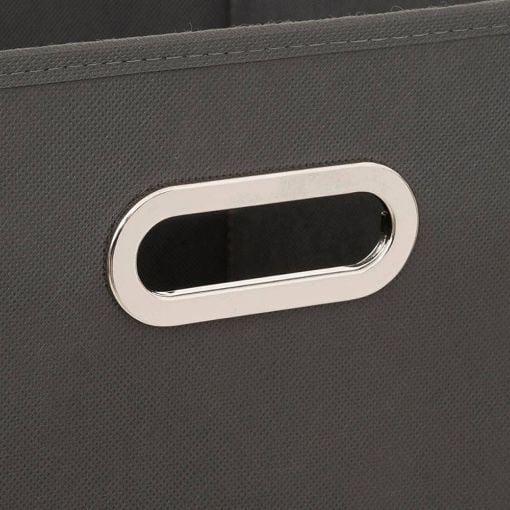 Εικόνα της Κουτί Τακτοποίησης 5Five Dark Grey 31x31x31cm 138885A