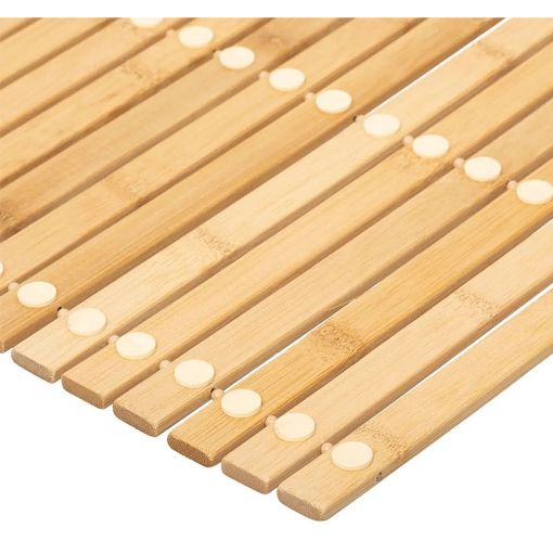 Εικόνα της Πατάκι Μπάνιου 5Five από Ξύλο Bamboo 60x40x0.6cm 174507