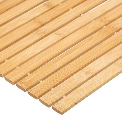 Εικόνα της Πατάκι Μπάνιου 5Five από Ξύλο Bamboo 60x40x0.6cm 174507