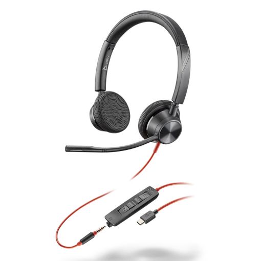 Εικόνα της Headset Poly Blackwire 3325 USB-C Black 76J22AA