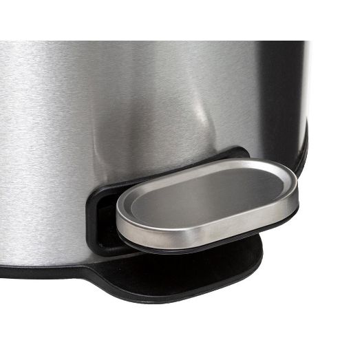 Εικόνα της Καλάθι Απορριμμάτων 5Five Delta 30L Stainless Steel 39x33x62cm 164753