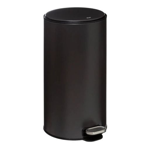 Εικόνα της Καλάθι Απορριμμάτων 5Five Delta 30L 39x33x62cm Charcoal Grey 164753A
