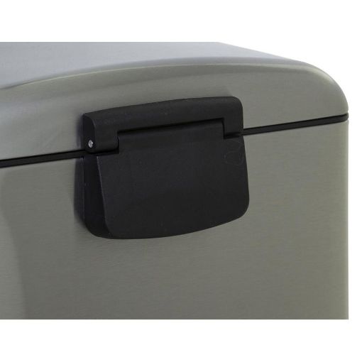Εικόνα της Καλάθι Απορριμμάτων 5Five Ariane 30L Stainless Steel 34x30.5x61cm 133683A