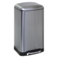 Εικόνα της Καλάθι Απορριμμάτων 5Five Ariane 30L Stainless Steel 34x30.5x61cm 133683A