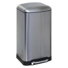 Εικόνα της Καλάθι Απορριμμάτων 5Five Ariane 30L Stainless Steel 34x30.5x61cm 133683A