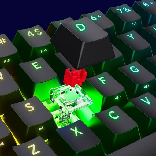 Εικόνα της Πληκτρολόγιο Trust GXT 867 Acira 60% Mini RGB (US) Black 24882