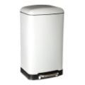 Εικόνα της Καλάθι Απορριμμάτων 5Five Ariane 30L White 34x30.5x61cm 133680