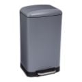 Εικόνα της Καλάθι Απορριμμάτων 5Five Ariane 30L Αnthracite Grey 34x30.5x61cm 133683