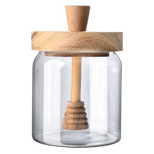 Εικόνα της Δοχείο Μελιού Estia Allure με Κουτάλι 450ml 9x9x13.5cm 01-17453
