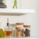 Εικόνα της Δοχείο Αποθήκευσης Γυάλινο 250ml Estia με Καπάκι Φελλού 01-25069