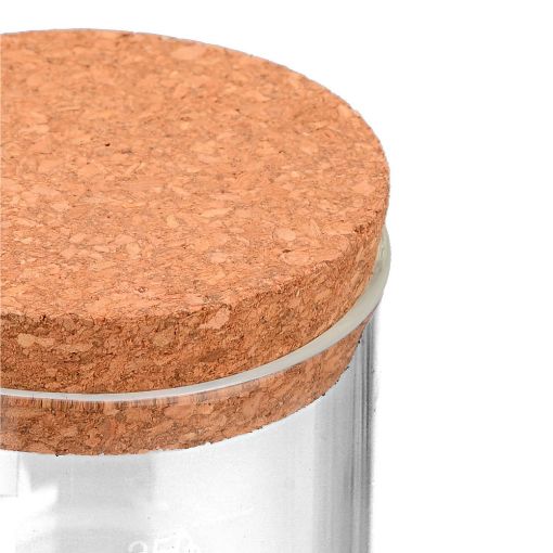 Εικόνα της Δοχείο Αποθήκευσης Γυάλινο 250ml Estia με Καπάκι Φελλού 01-25069