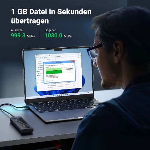 Εικόνα της Θήκη M.2 SSD Ugreen CM578 USB-C NVMe 15512