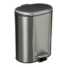 Εικόνα της Κάδος Απορριμμάτων 5Five Siliflex 6L Stainless steel 24.2x15.5x30.5cm 174635E