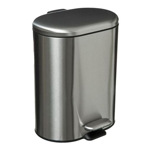 Εικόνα της Κάδος Απορριμμάτων 5Five Siliflex 6L Stainless steel 24.2x15.5x30.5cm 174635E